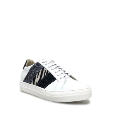Sneakers bande zebra glitter