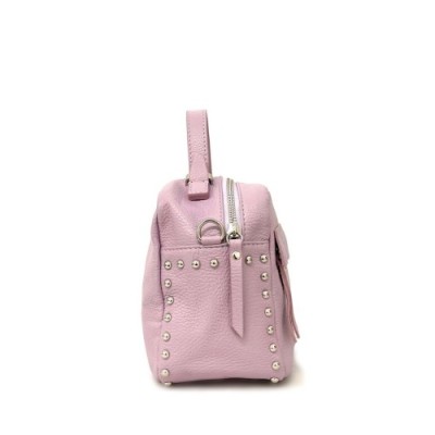 Mini bag lilla con borchie