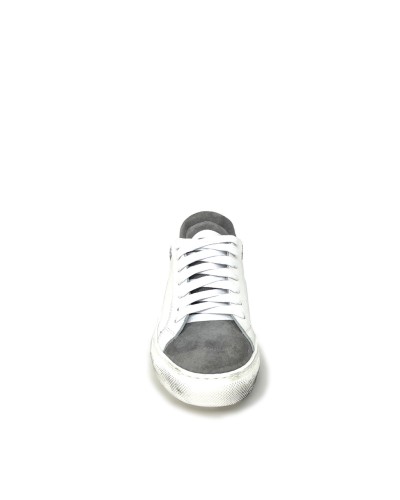 Sneakers glitter argento mattone