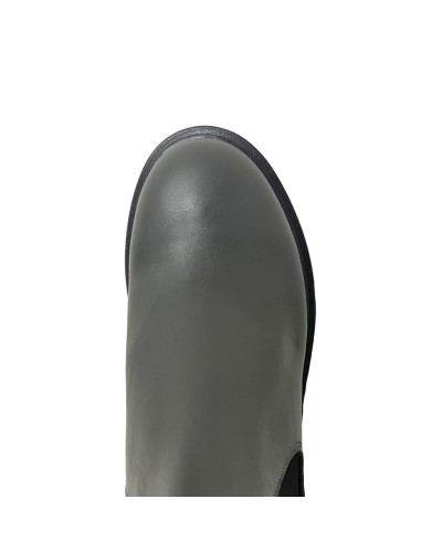 Chelsea boot elastico grigio